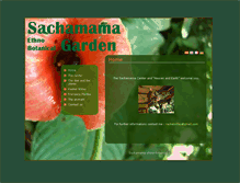 Tablet Screenshot of jardinsachamama.com
